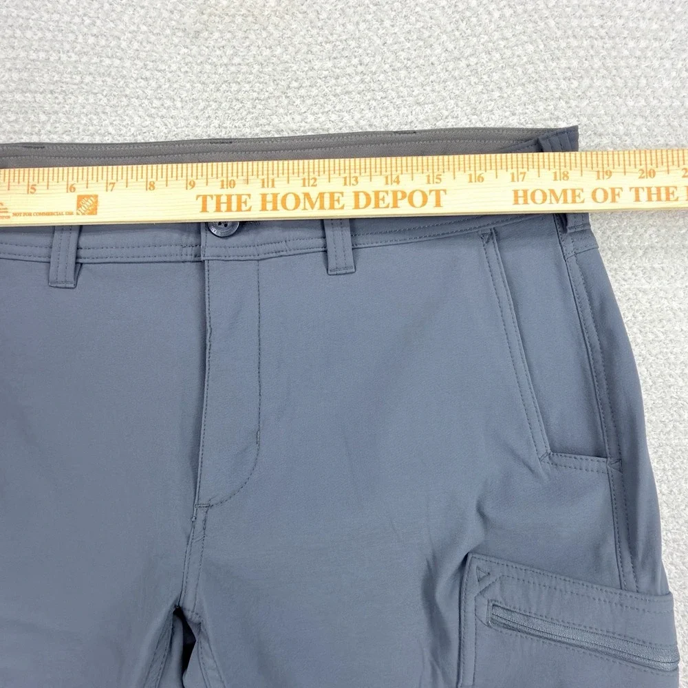 Eddie Bauer First Ascent Guide Pro Pants Mens 36x32 Blue Stretch Cargo Hiking